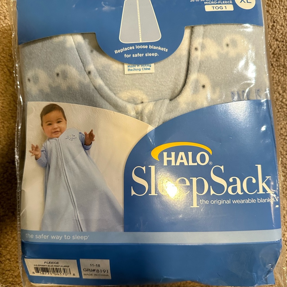 - Halo Fleece Sleep Sack - XL